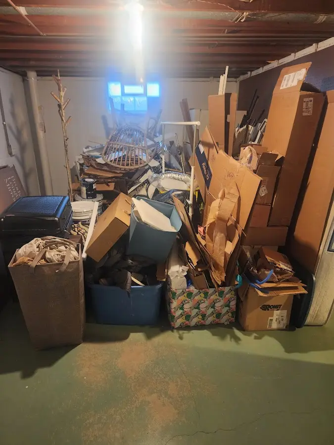 Roll-off dumpster container at job site for Yard Waste Dumpster Rental in Beverly Hills